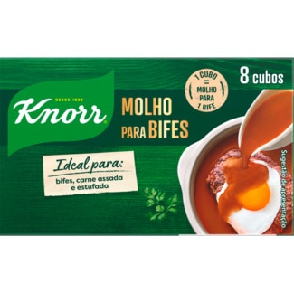Caldo Molho para Bife 8 cubos embalagem 72 g - Knorr