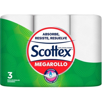 Rolo de Cozinha Mega Rolo embalagem 3 unidades - Scottex