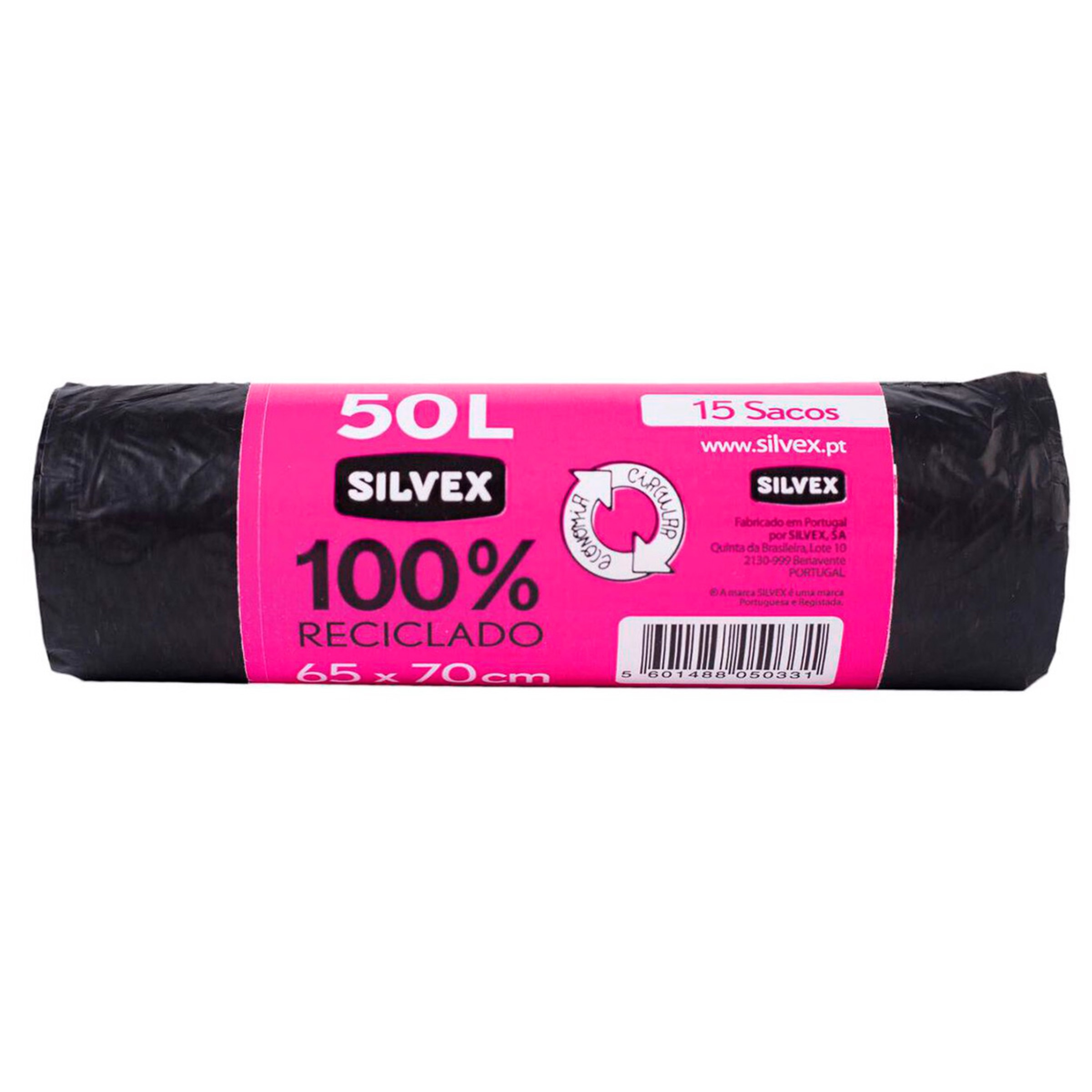 Sacos do Lixo Reciclados 50 L 15 unidades