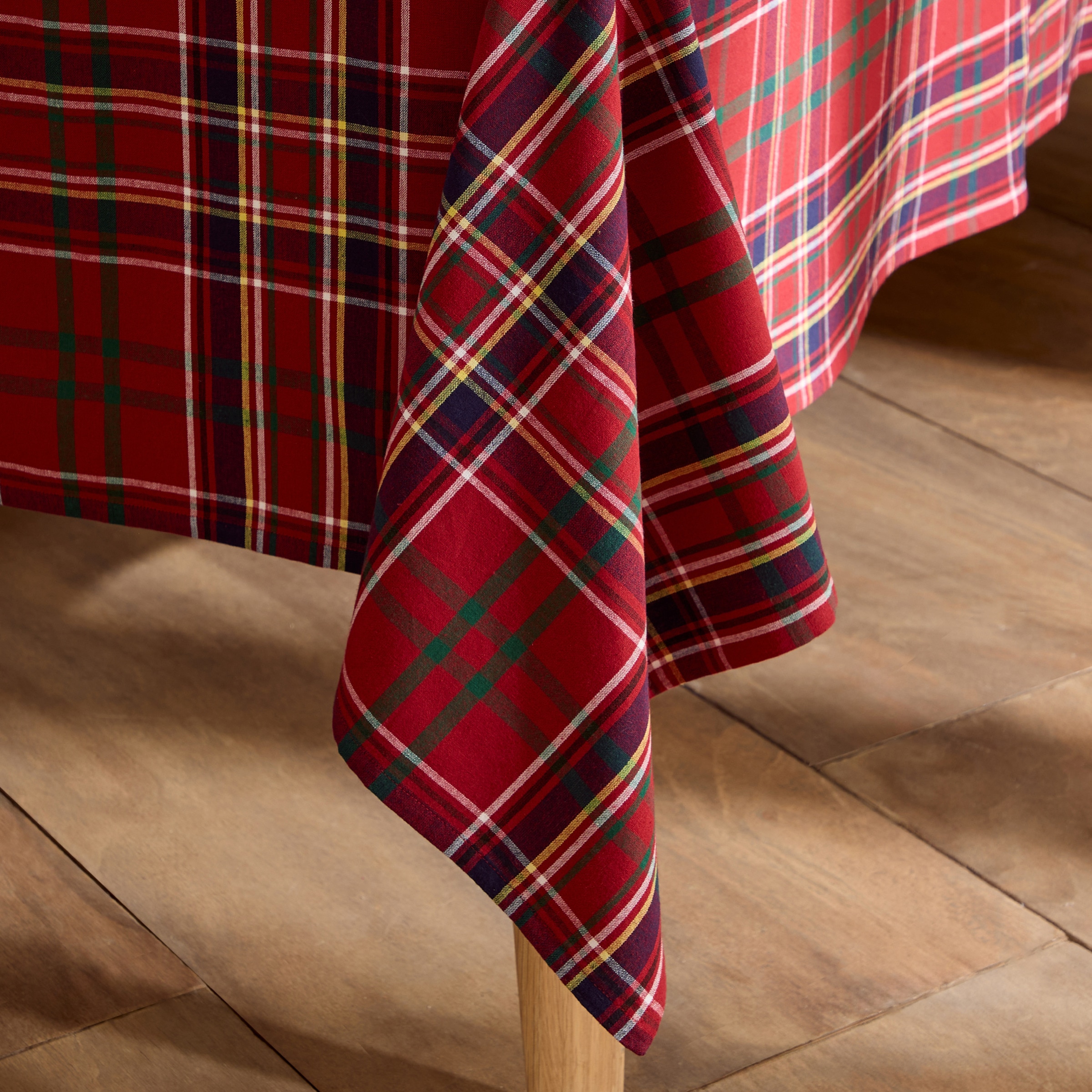 Mantel algodón Mckenzie Rojo-4