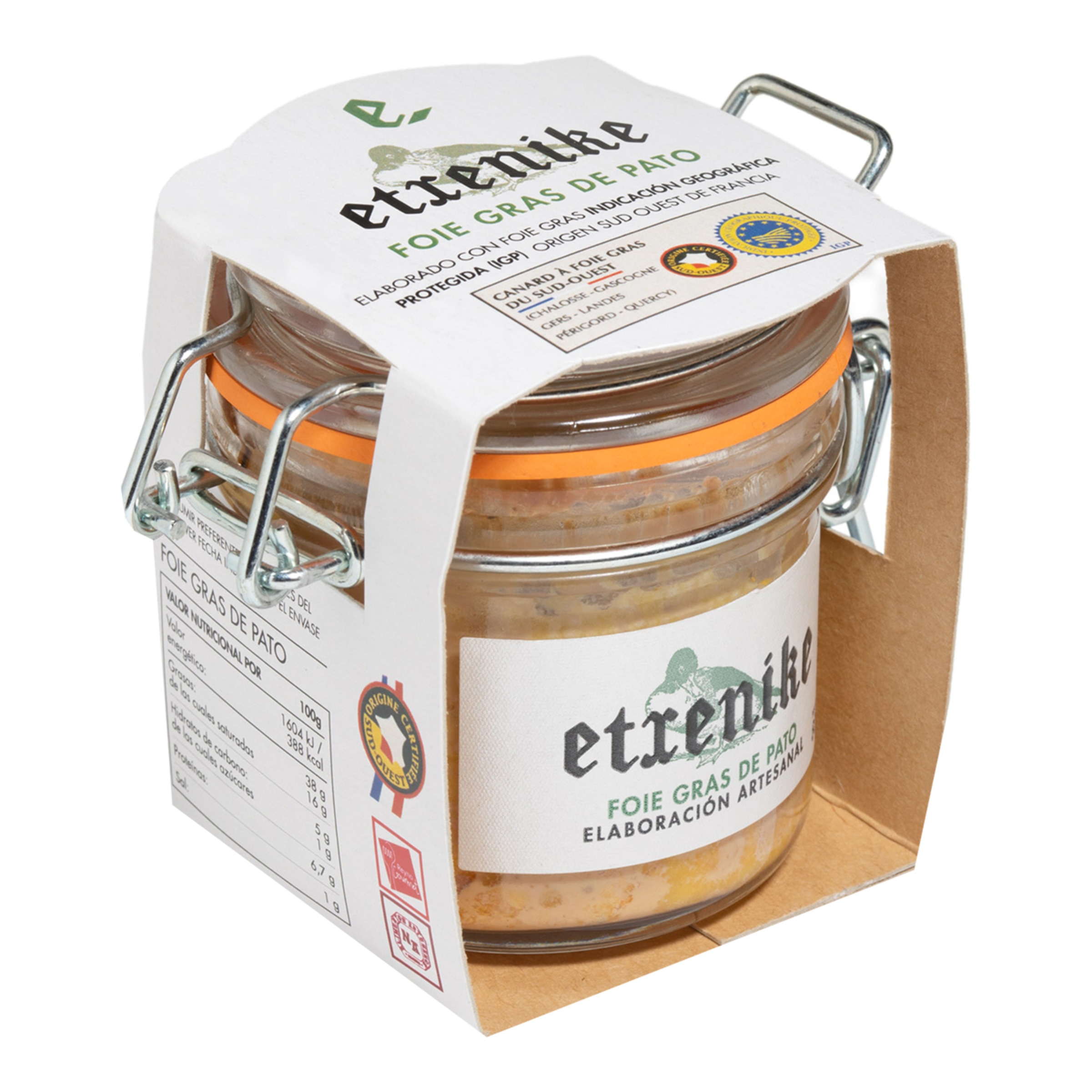 Imagen 0 de Foie gras de pato Igp entier Etxenike