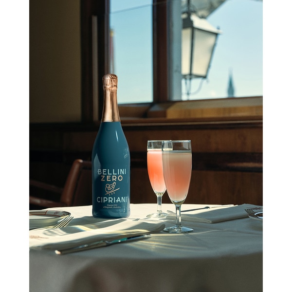Bellini zero alcohol-free cocktail bottle 75 cl
