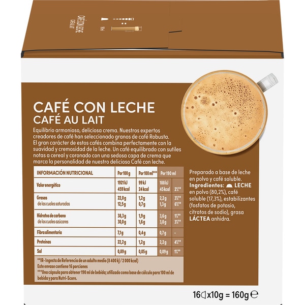 Milchkaffee Intensität 7 Karton 30 Kapseln