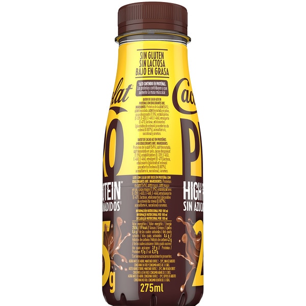 Kakaoshake High Protein ohne Zuckerzusatz Flasche 275 ml