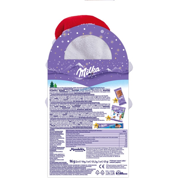 Schokola mit Kuscheltier, verschiedene Designs je nach Bestand sortiert Karton 96 g