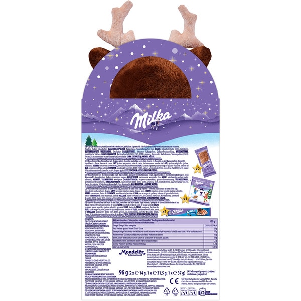 Schokola mit Kuscheltier, verschiedene Designs je nach Bestand sortiert Karton 96 g