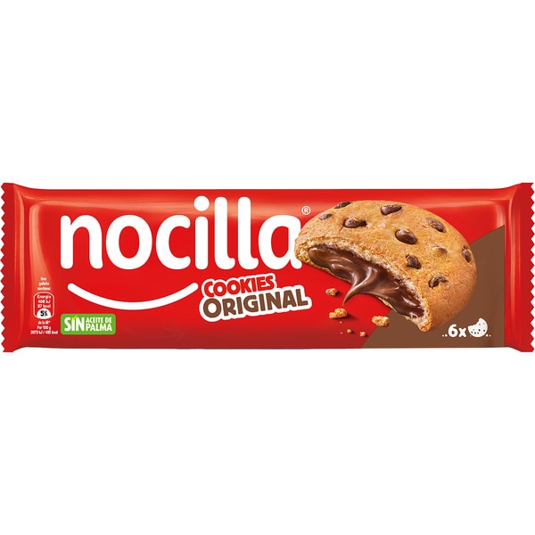 Cookies mit Original-Nocilla-Füllung ohne Palmöl 6 Stück Paket 120 g