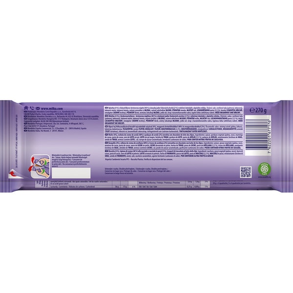 MMMAX milk chocolate with wafer and hazelnuts tablet 270 g