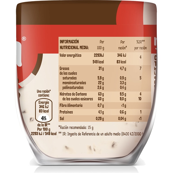 Creme aus Cookies and Cream ohne Palmöl Becher 180 g