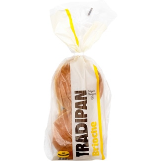 pan de hamburguesa brioche con mantequilla bolsa 330 g - Tradipan