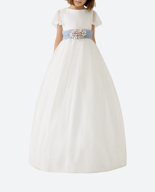 Imagen 0 de Vestido de comunión de niña HORTENSIA