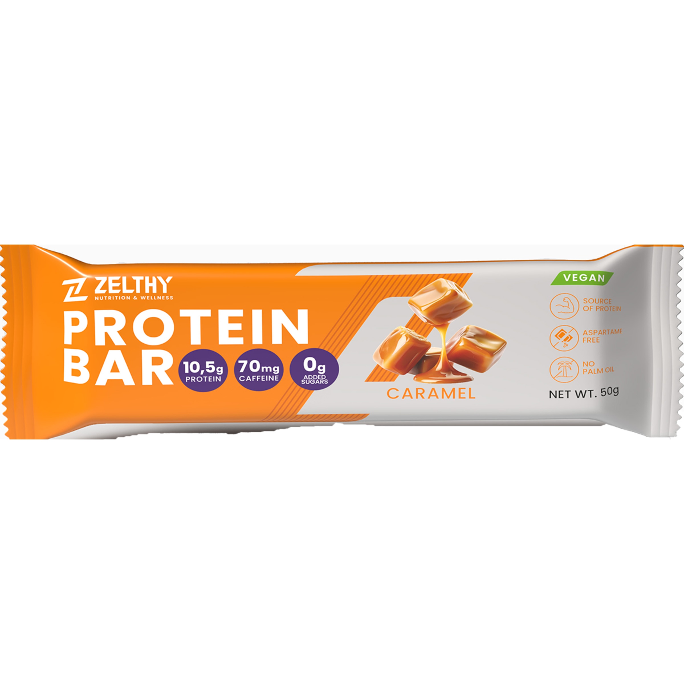 Barra Proteica Caramelo embalagem 50 g