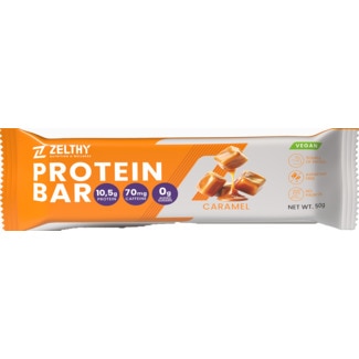 Barra Proteica Caramelo embalagem 50 g - Zelthy