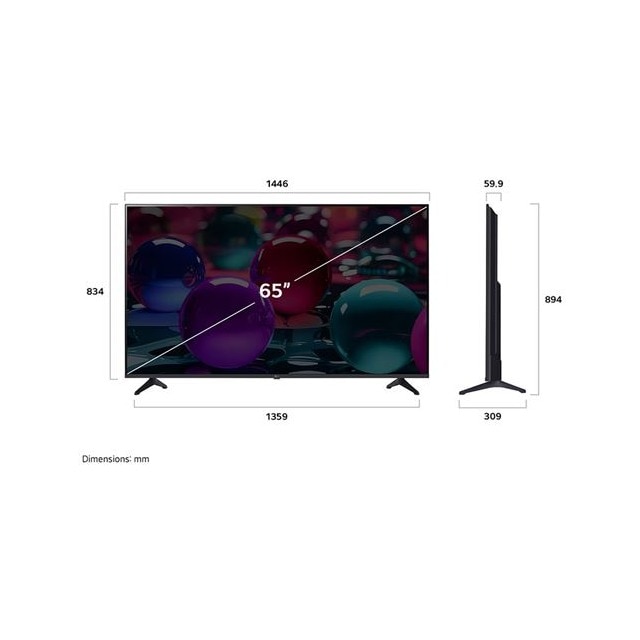 TV LG 65" (160 cm) LED UHD 4K 65UA7300 (2025) Smart TV 2