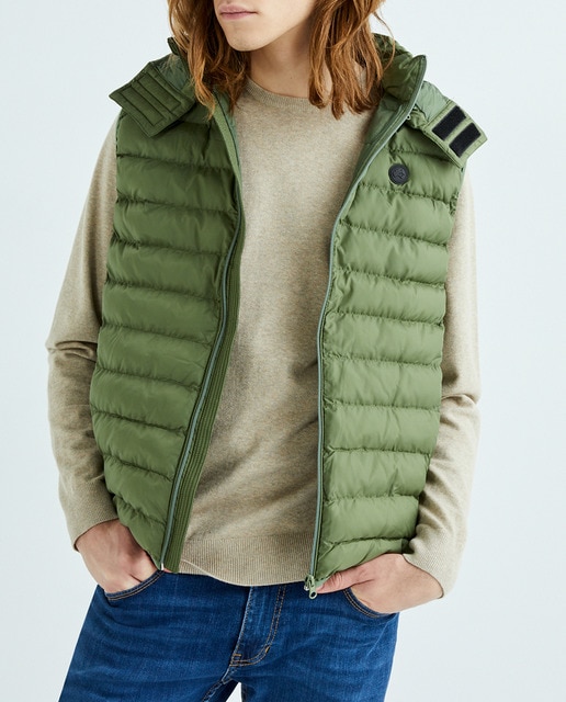 Imagen 0 de Chaleco exterior de hombre con capucha tejido thermolite