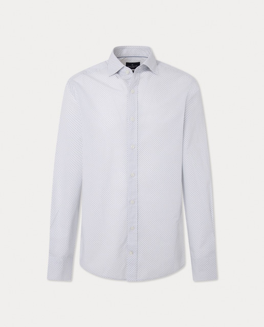 Imagen 0 de Camisa de hombre estampada corte classic tallas grandes