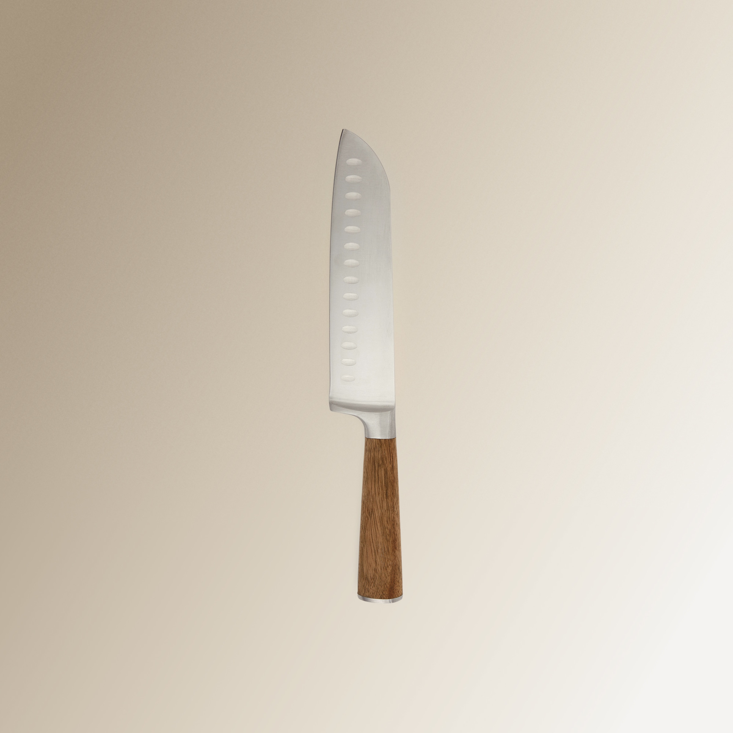 Cuchillo Santoku Acacia Basics El Corte Inglés Acero-1