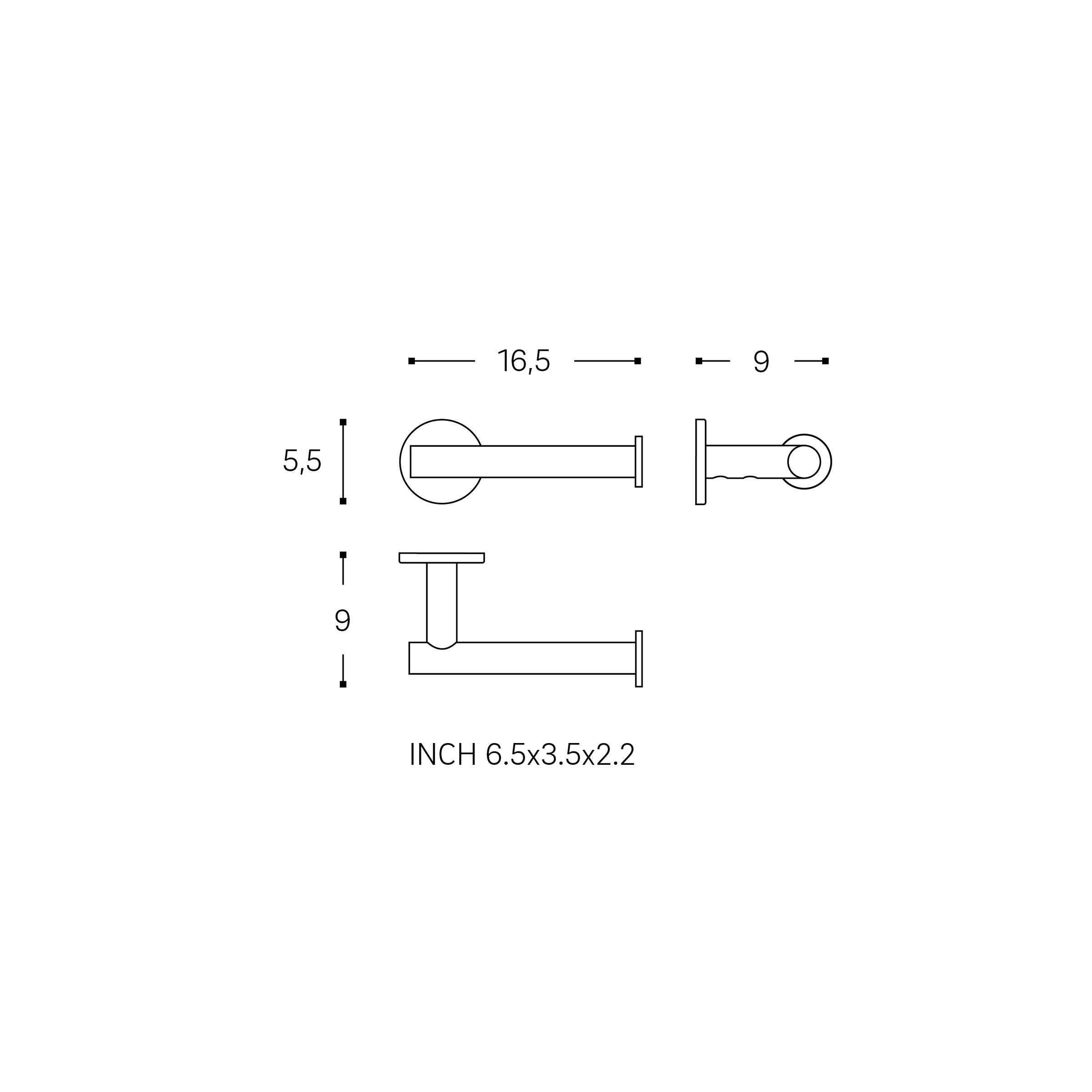 Portarrollos sin tapa Architect S+ Cosmic Acero mate-3