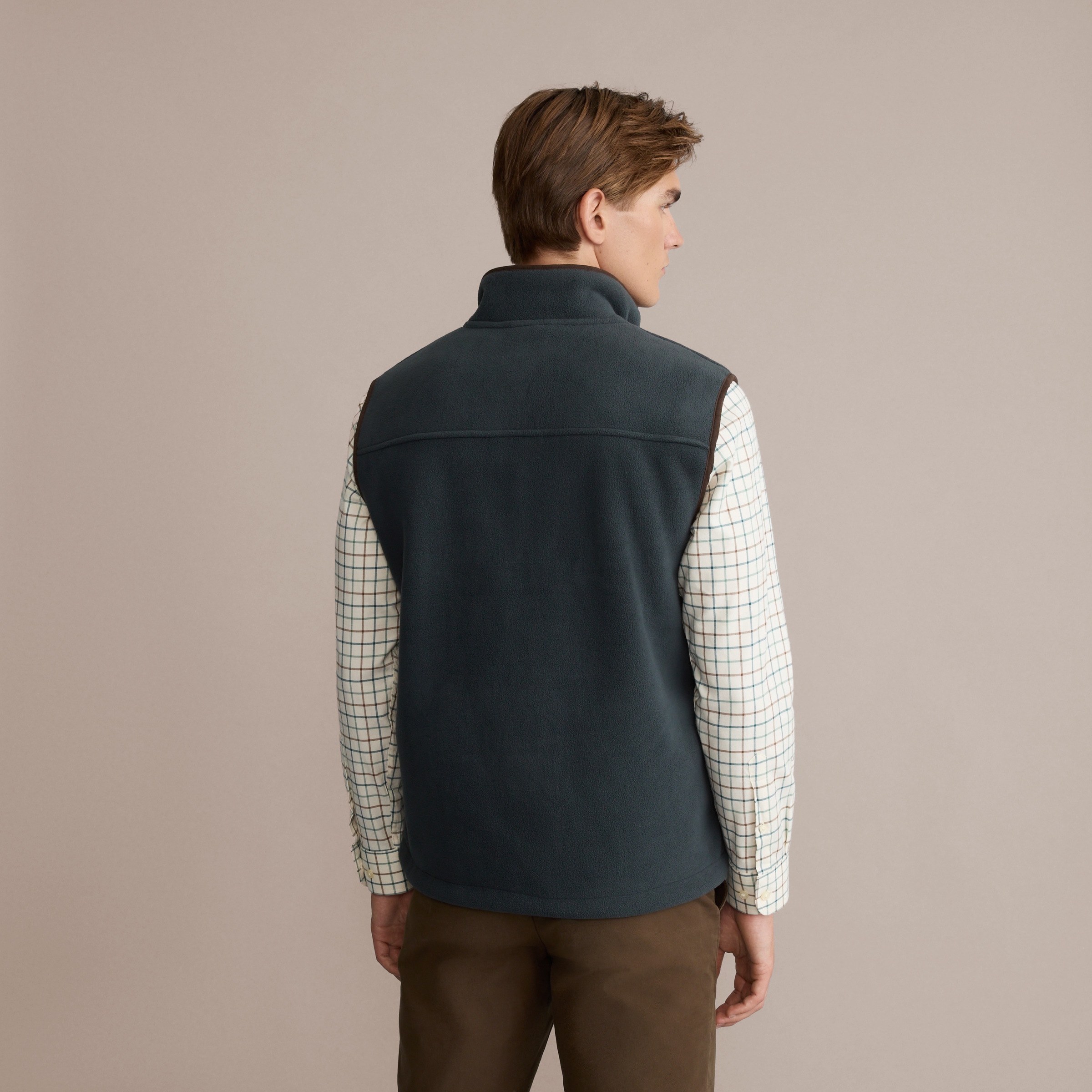 Colete Top de Homem com Forro Polar Azul-marinho-4