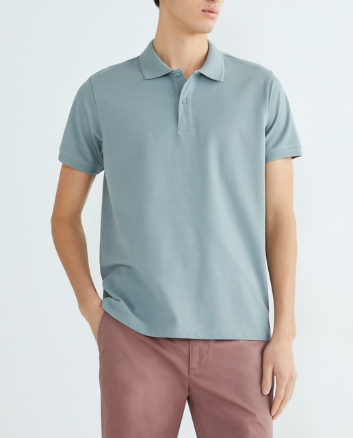Imagen 0 de Polo de hombre manga corta pique garment dyed