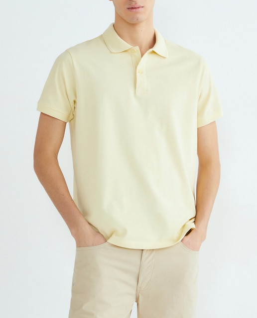 Imagen 0 de Polo de hombre manga corta pique garment dyed