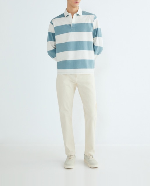 Imagen 0 de Pantalón de hombre cinco bolsillos lavado slim fit