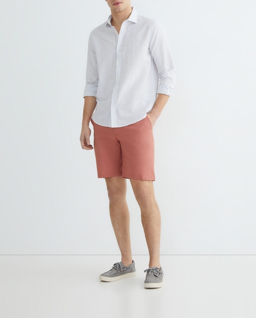 Imagen 0 de Bermuda chino con lino hombre