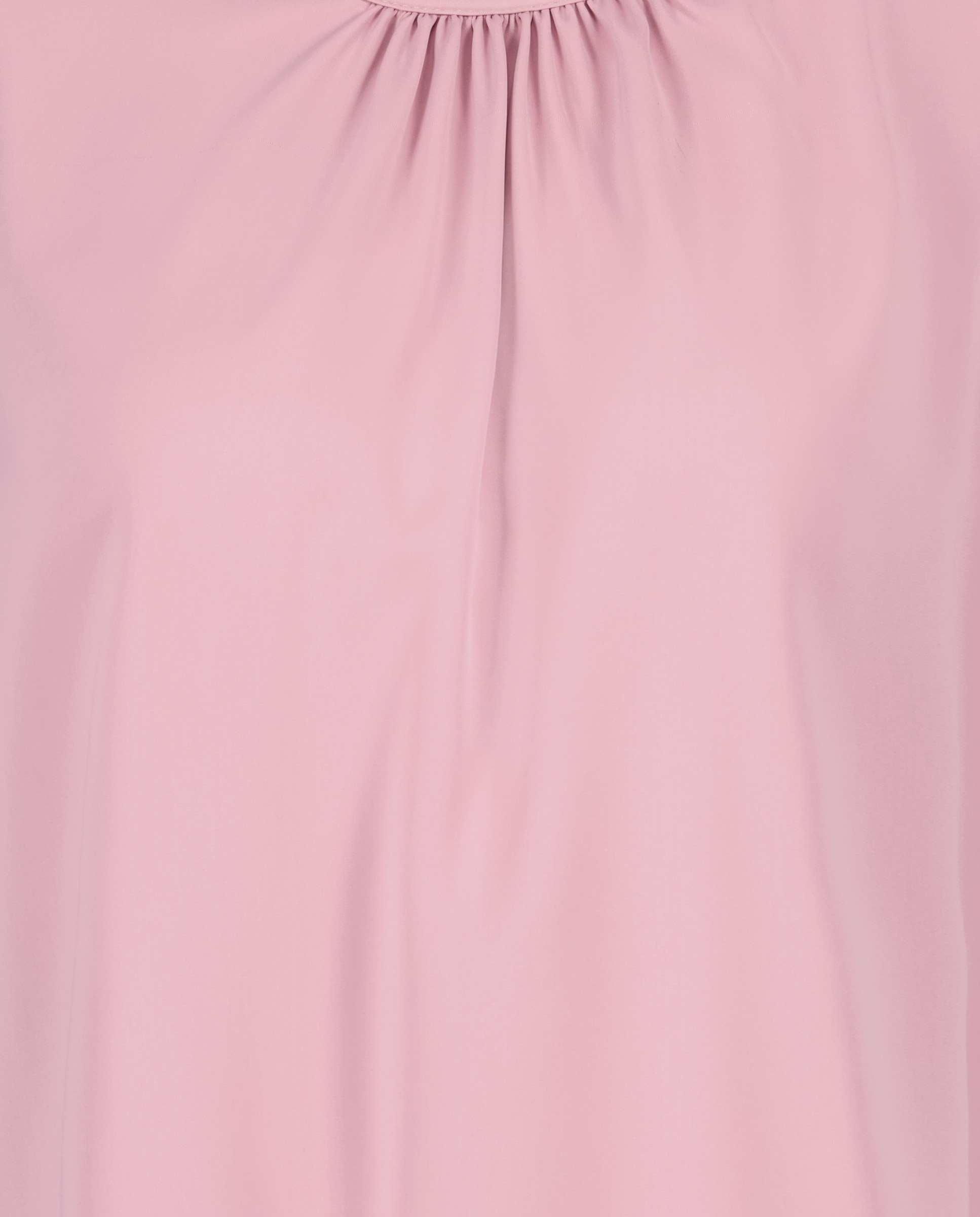 Blusa lisa de mulher com manga comprida Rosa-2