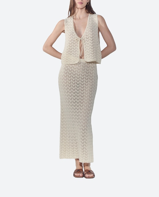 Imagen 0 de Falda de punto para playa