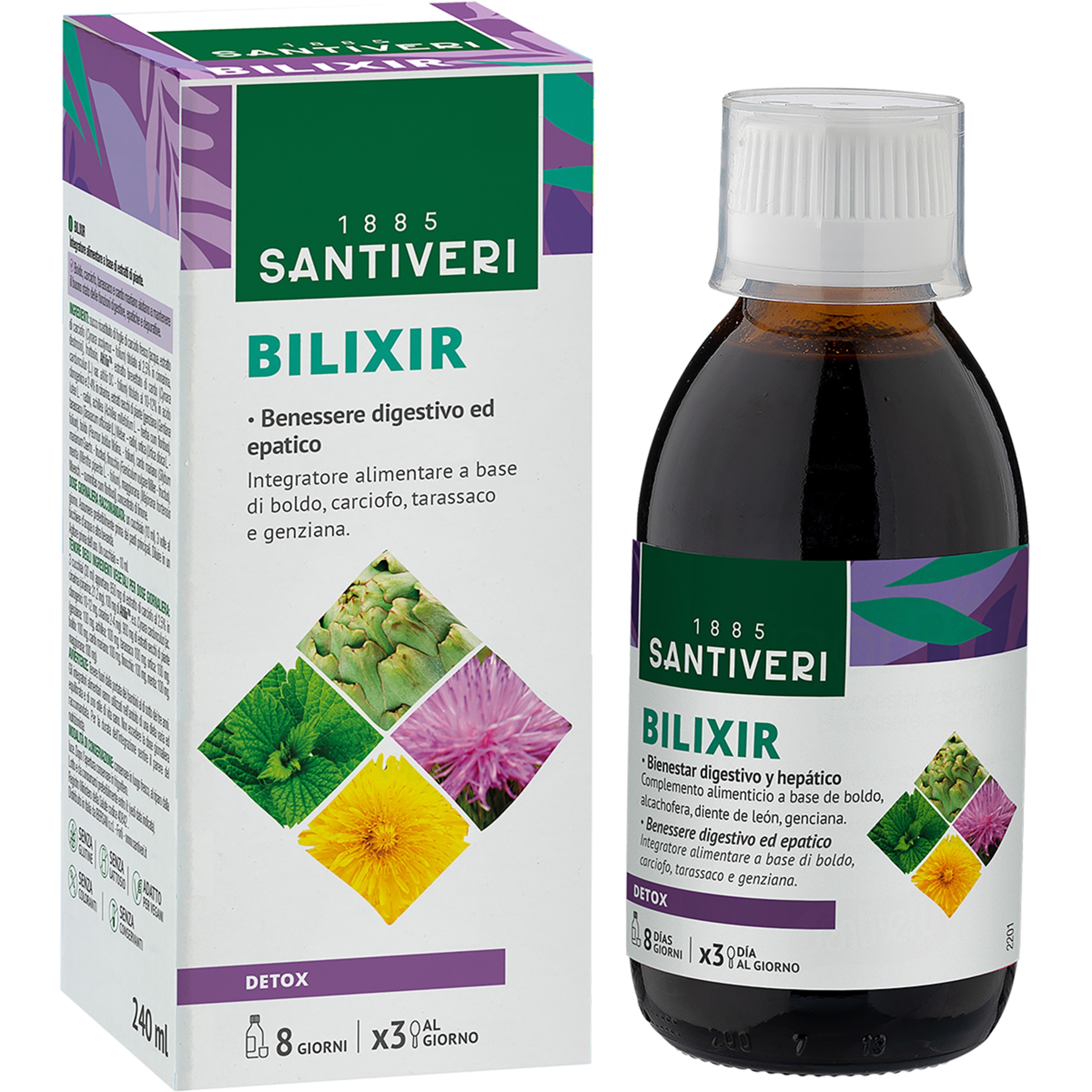 jarabe con infusiones de plantas que protegen la función hepática frasco 240 ml