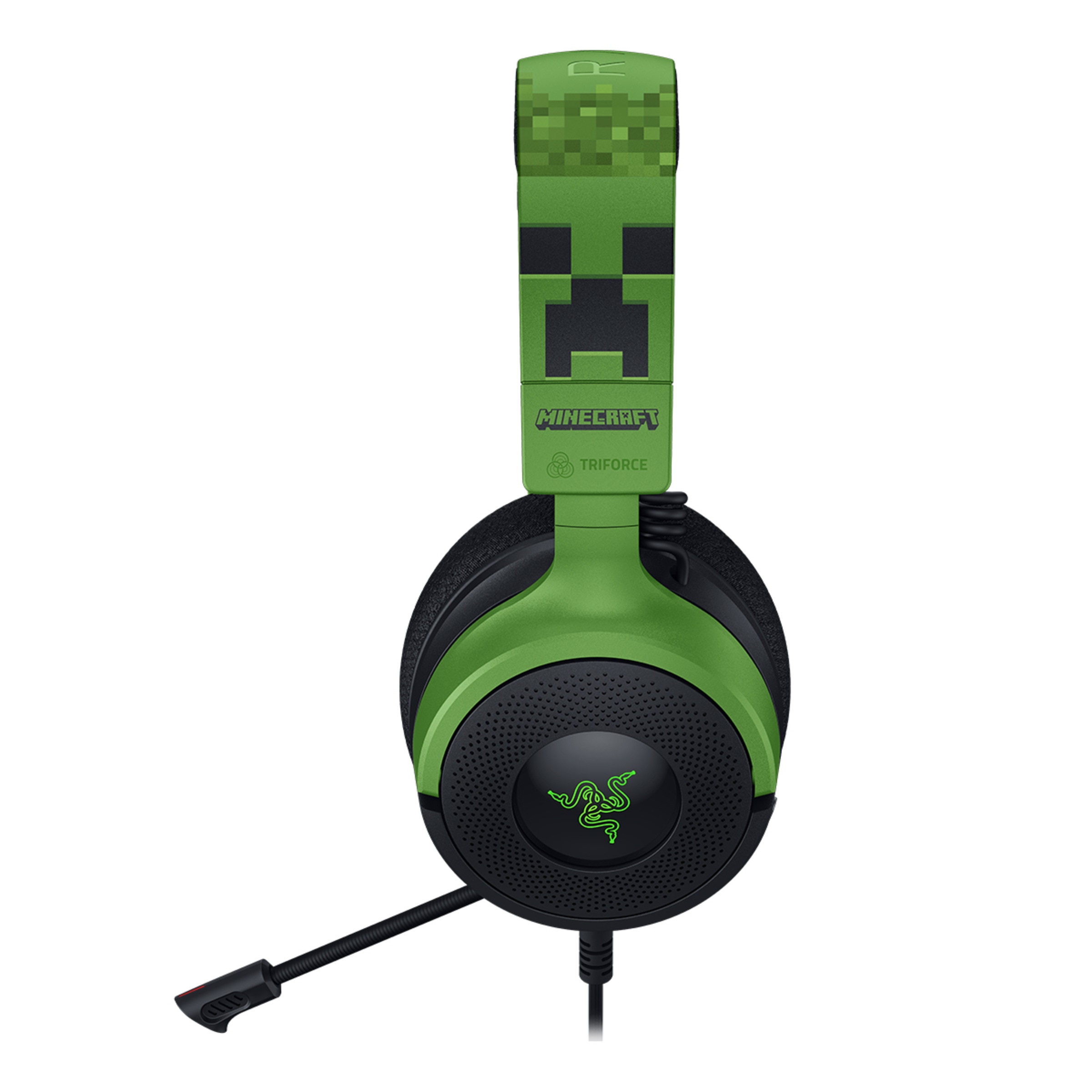 Auriculares Diadema Gaming Razer Kraken V4 X Minecraft Edition Verde / Negro-5