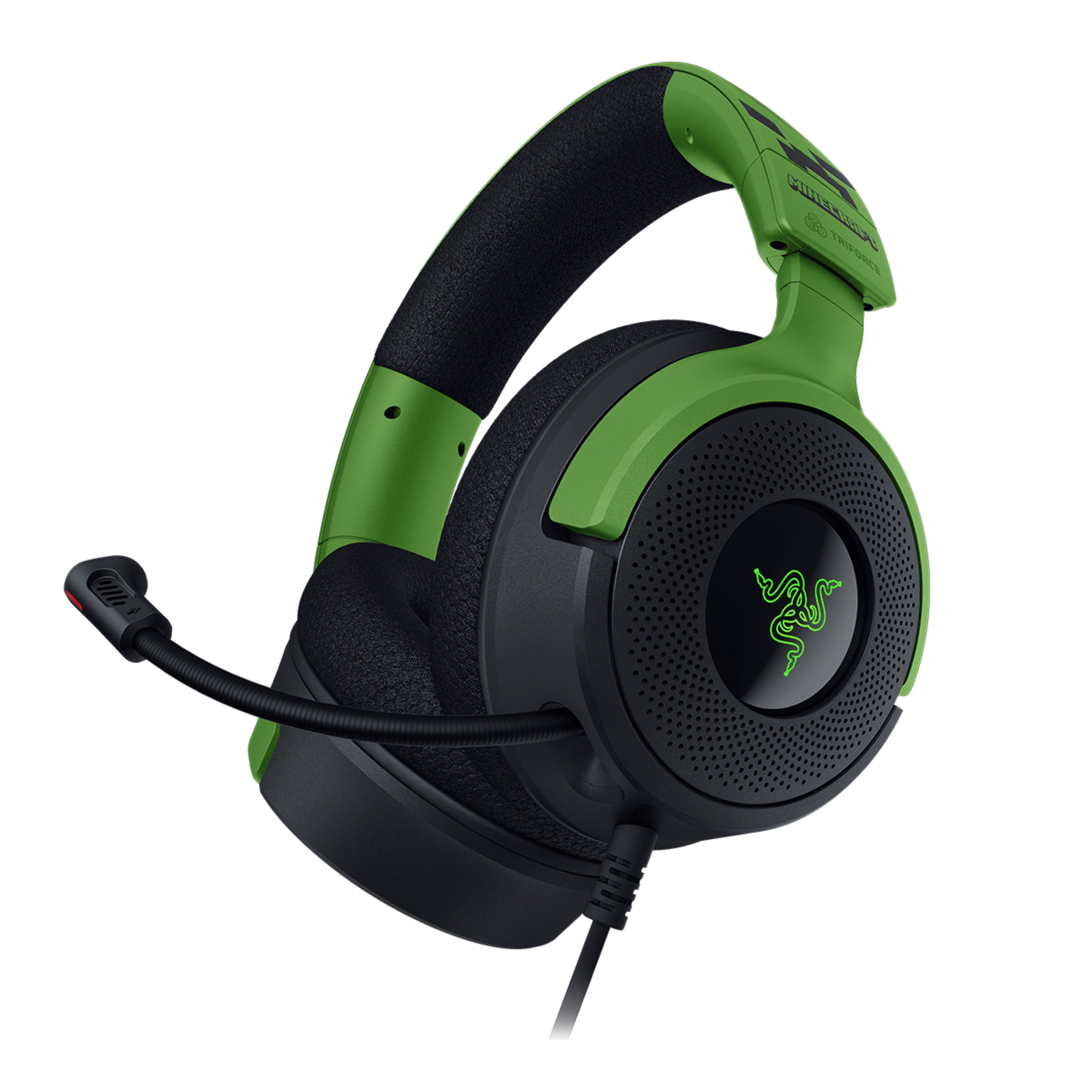 Auriculares Diadema Gaming Razer Kraken V4 X Minecraft Edition Verde / Negro-6