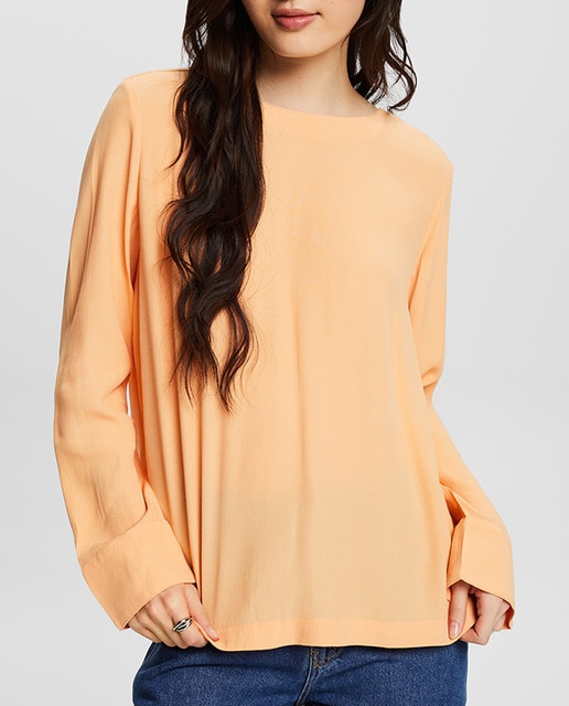 Imagen 0 de Blusa de mujer viscosa monocolor