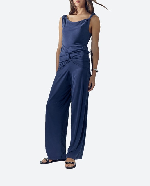 Imagen 0 de Pantalón fluido de mujer con lazada