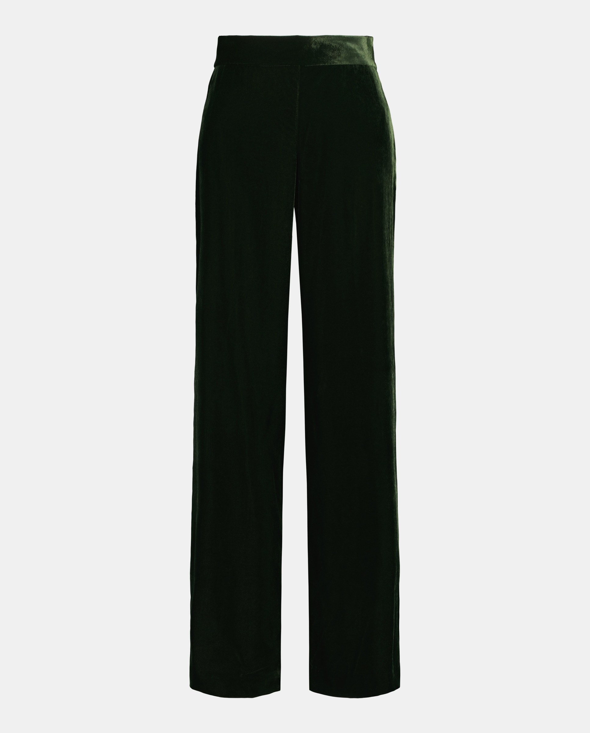 Calças Lisas Largas 560 Azeitona-4