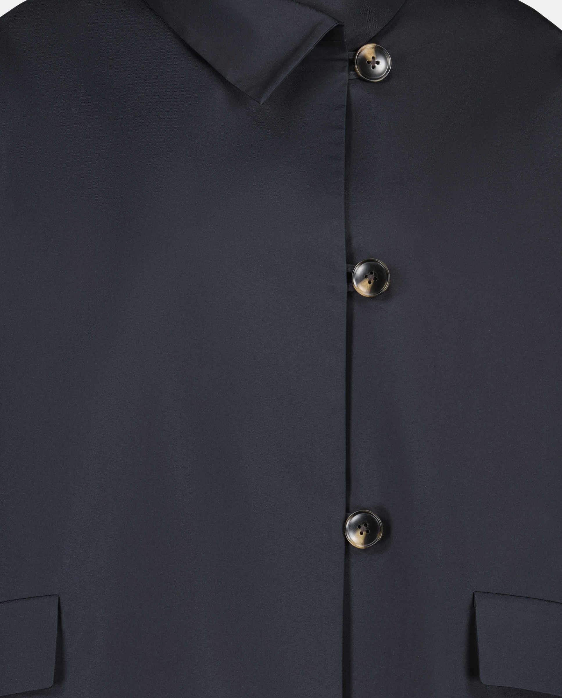 Gabardine Comprida Lisa Azul-marinho-2