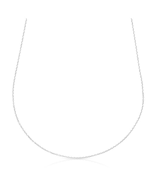 Imagen 0 de Collar Plata de Ley 925 con trama Forzatina de alargue y eslabones planos