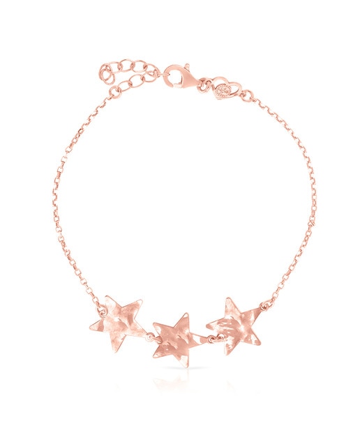 Imagen 0 de Pulsera de Plata de Ley 925 con tres estrellas