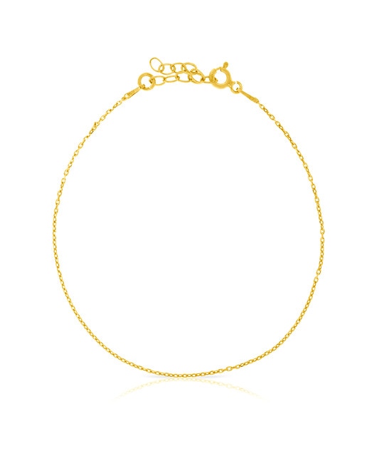 Imagen 0 de Pulsera Plata de ley 925 con alargue y eslabones planos