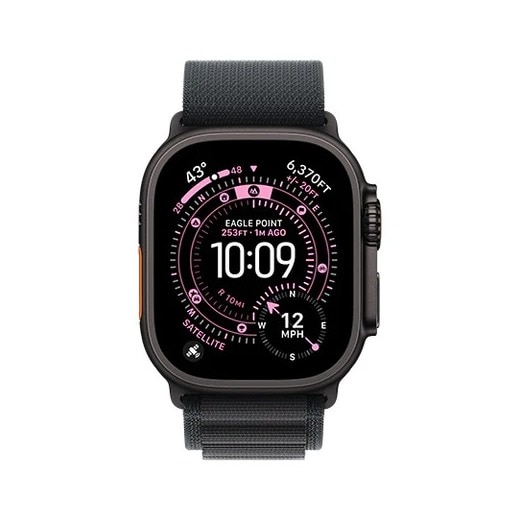 Apple Watch Ultra 3 GPS + Cellular 49mm Titânio Preto com Bracelete Loop Preto (M) Titânio Preto-2