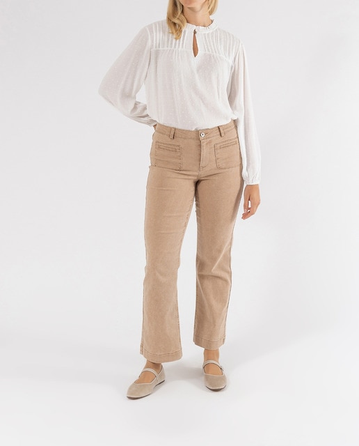 Imagen 0 de Pantalon tinte con bajo evase