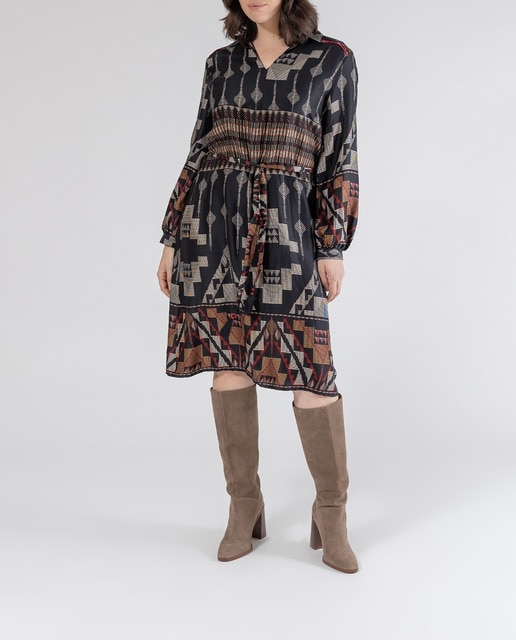 Imagen 0 de Vestido estampado etnico