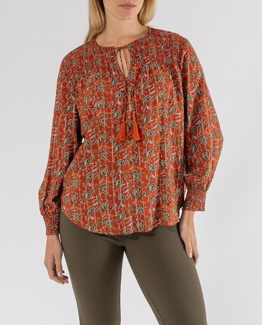 Imagen 0 de Blusa estampacion paisley