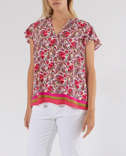 Imagen 0 de Blusa estampado flores