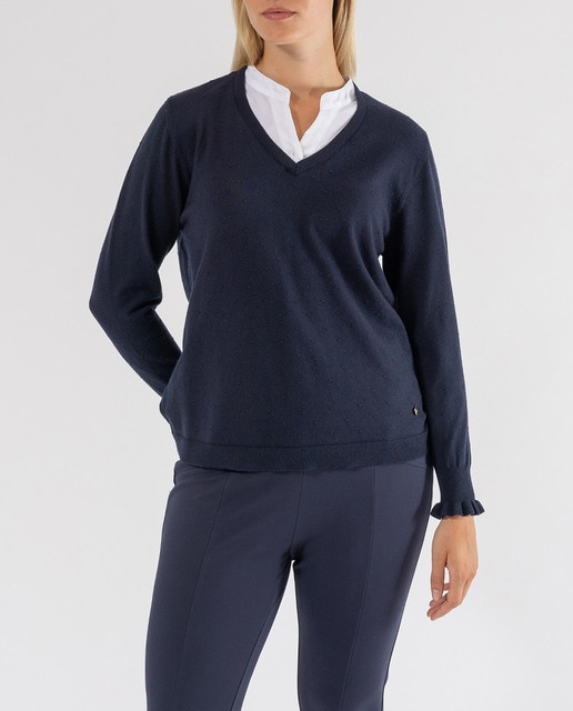 Imagen 0 de Sueter con cuello camisa