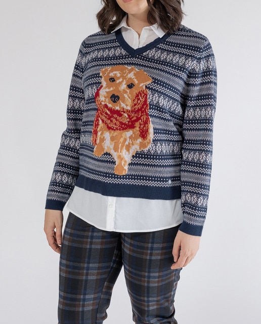 Imagen 0 de Jersey jacquard perro