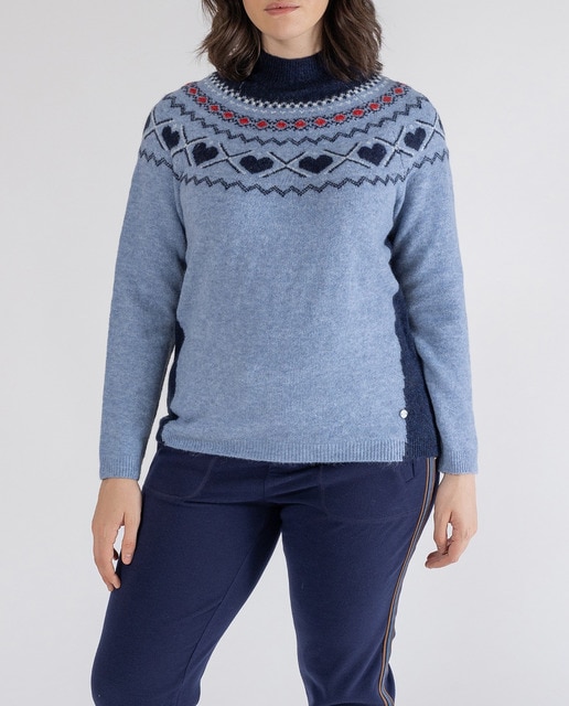 Imagen 0 de Sueter cenefa con corazones