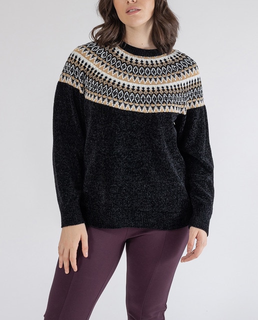 Imagen 0 de Jersey chenilla con cenefa