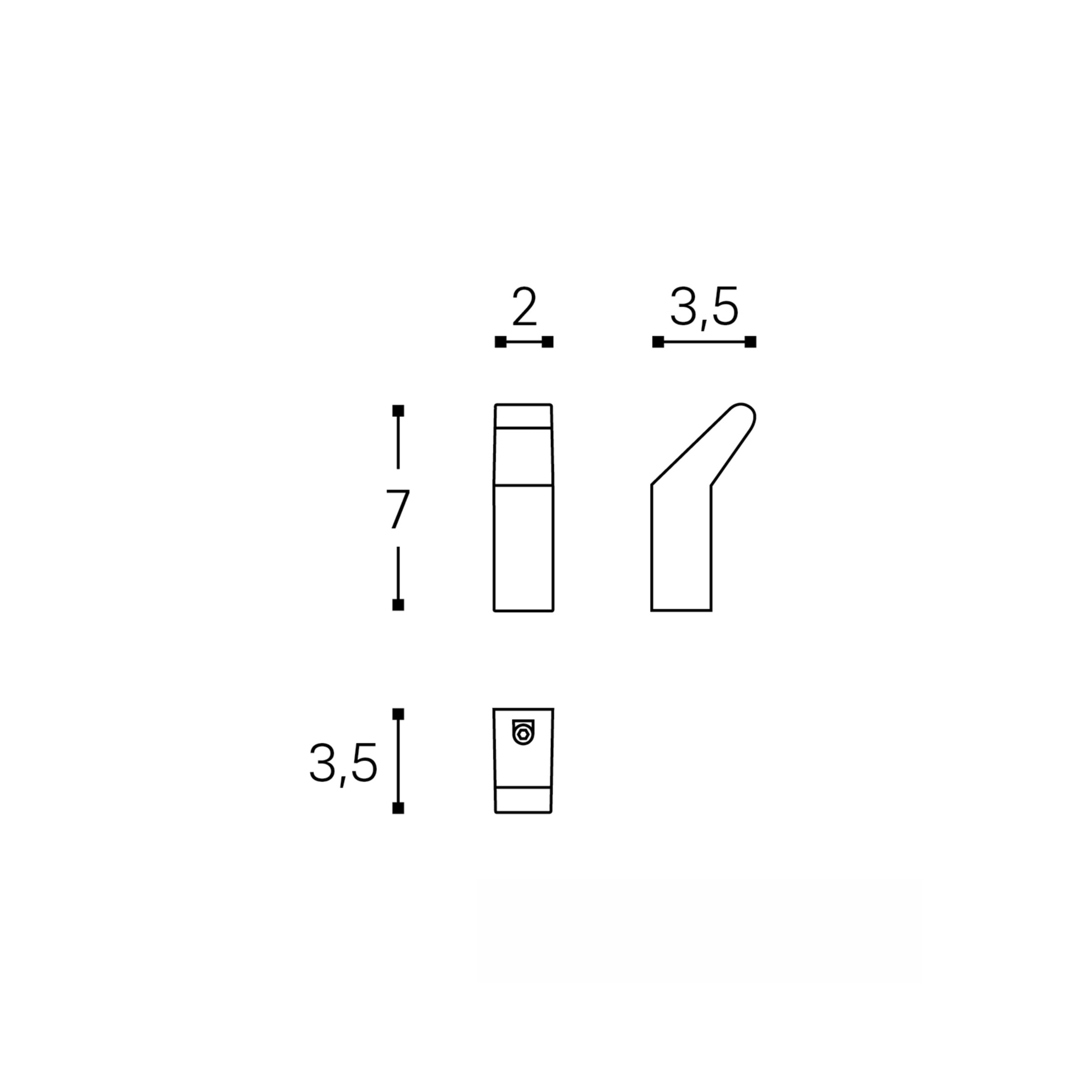 Percha de baño individual Project Cosmic Cromo-6