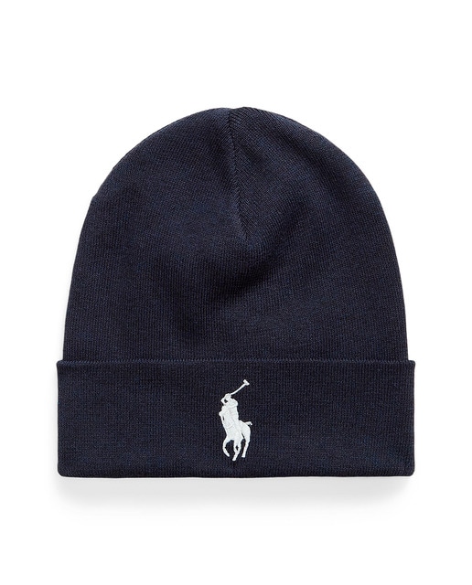 Imagen 0 de Gorro de hombre de lana con caballo